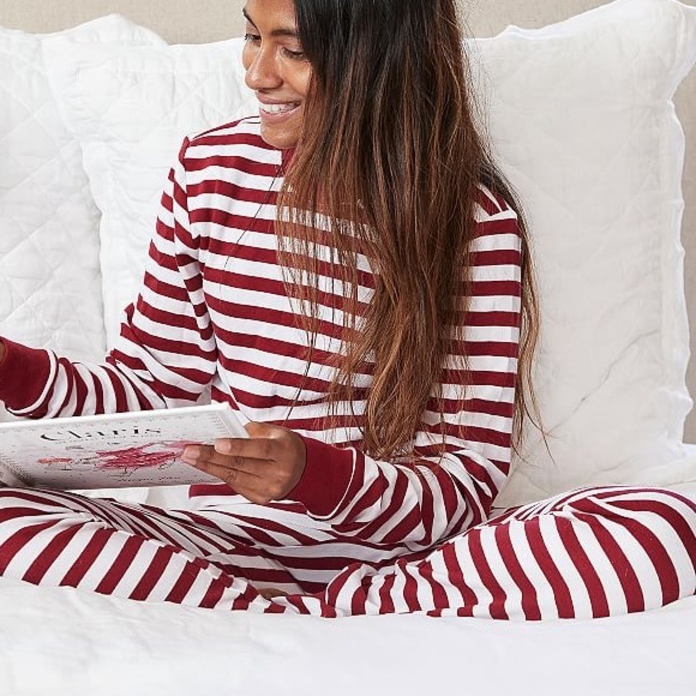 Pottery Barn Classic Stripe Family Pajama Collection